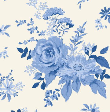 Tilda Something blue 100667-Wildgarden-Blue