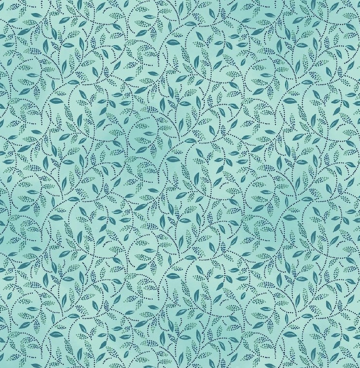 Renaissance 4513-028 blauw blaadjes