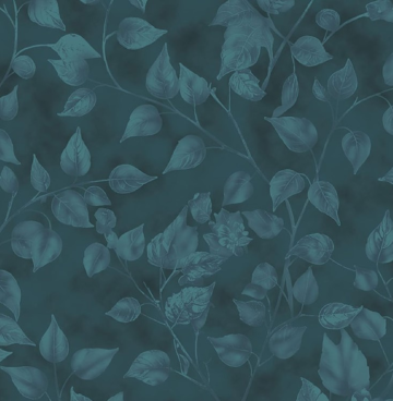 Renaissance 4513-029 blauw blaadjes
