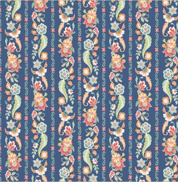 Tapestry van Windham Fabrics 55057-4 blauw