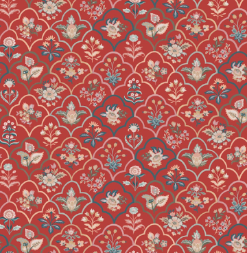 Tapestry van Windham Fabrics 55058-6 rood