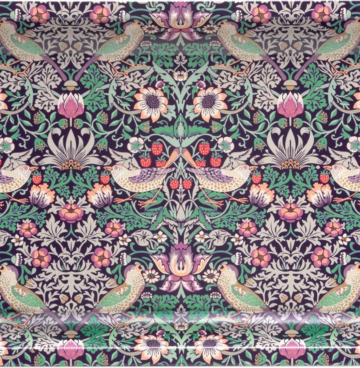 Dienblad bloemen William Morris style