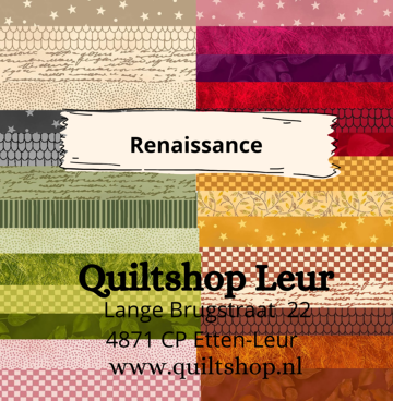 F8 Renaissance stoffenpakket (25x55 cm)