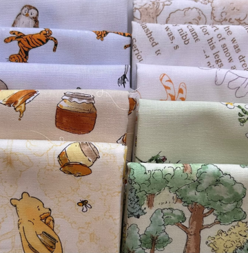 F8 stoffenpakket Winnie the Pooh (25x55 cm)
