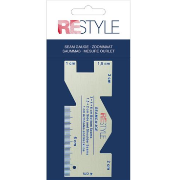 ReStyle Zoommaat met centimeter indeling - Seam Gauge