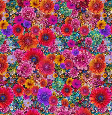 Marlies Janssen of Candy Quilt Designs Y5803-562 Blooms / 3906-322