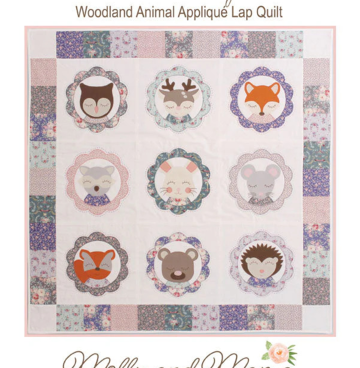 Forest family quilt - molly and mama patroon