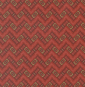 Pamelia's Path van Betsy Chutchian 47553-16 Moda rood