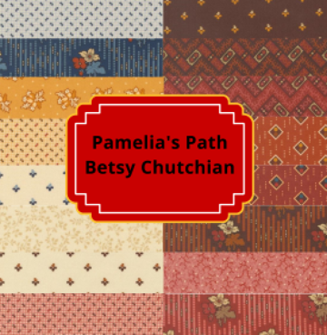 25x25 stoffenpakket  Pamelia's Path van Betsy Chutchian