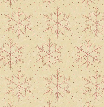 Jingle Bell van Laundry Basket Quilts - Edyta Sitar 10346 L latte