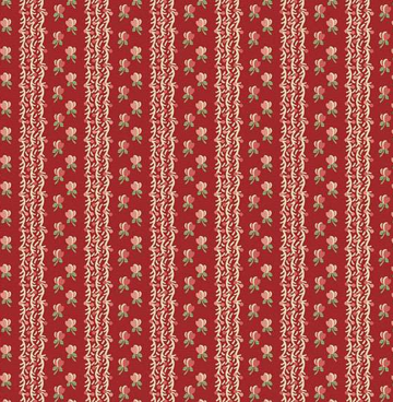 Jingle Bell van Laundry Basket Quilts - Edyta Sitar 10354 Rood