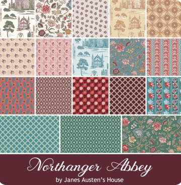 Jane Austen - Northanger Abbey 10 inch Layer cake pakket