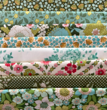 F8 stofpakketje Tilda groen (25x55 cm)