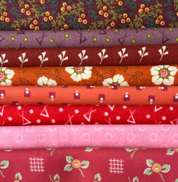 F8 stofpakketje EQP rood/bordeaux (25x55 cm)