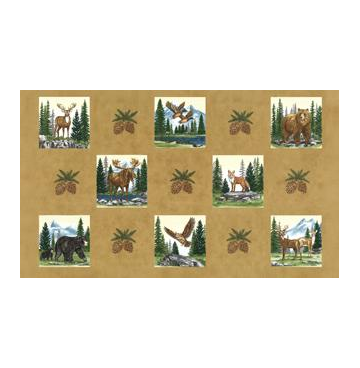 Northwoods Lodge Panel Soil 56197-12