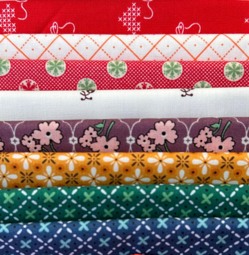 F8 stofpakketje Lori Holt (25x55 cm)