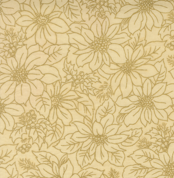 Merry Manor Metallic - Moda 33862-11 cream