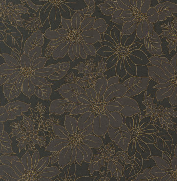 Merry Manor Metallic - Moda 33862-14 ebony
