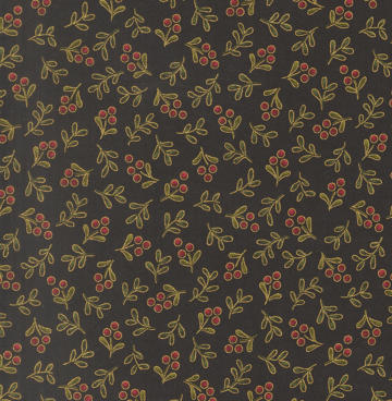 Merry Manor Metallic - Moda 33866-14 ebony