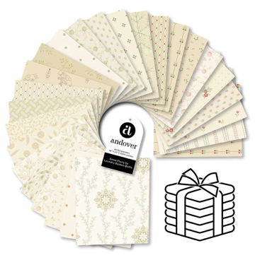 FQ stofpakket Snow Flurry - Edyta Sitar