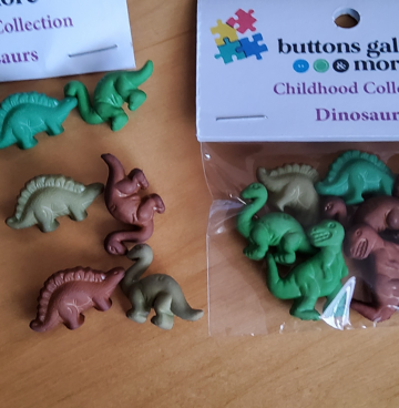 Dinosaurus knoopjes 4081