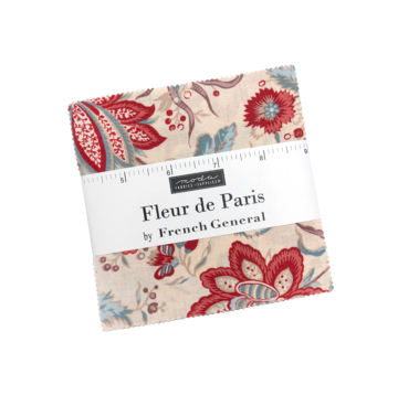 Charm pack Fleur de Paris - French General - Moda