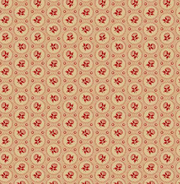 Jo Morton – Trunk Treasures 7641 R1 medaillion rose crimson