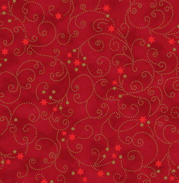 Snow Crystals 4593-406 rood goud