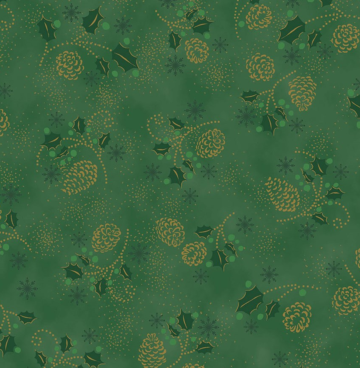 Snow Crystals 4593-802 groen goud