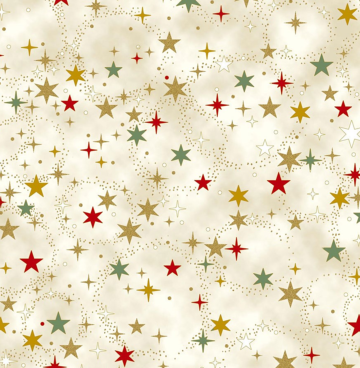 Snow Crystals 4593-015 crème goud