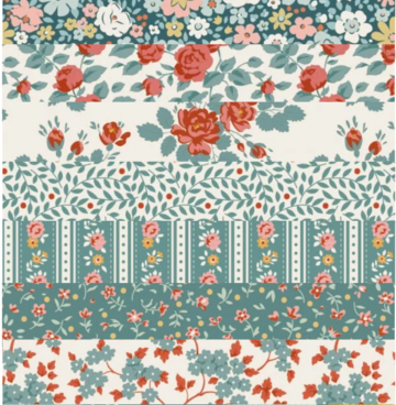 F8 pakketje Tilda (25x55cm) groen