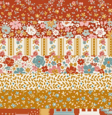 F8 pakketje Tilda (25x55cm) oranje
