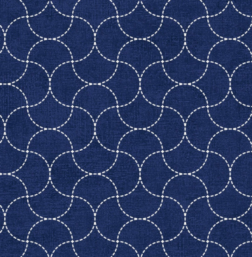 Emi-Yuki – Japanse sfeer in stof 4504-202 blauw