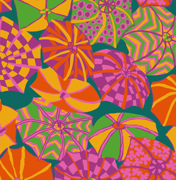 Kaffe Fassett PWBM104 rood