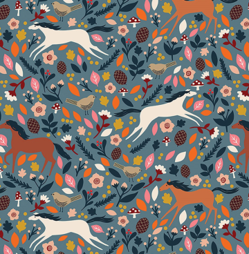 New Forest 1155 blauw paard
